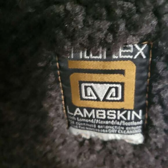 Vintage 70's Men's Sheepskin Coat Made in Scotland Size L - Picture 9 of 10